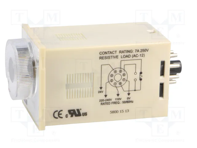 LOVATO ELECTRIC Relé de tiempo 31L48 18s÷780min 24VDC LOVATO ELECTRIC Relé de tiempo 31L48 18s÷780min 24VDC