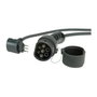 ROLINE Cable de Carga CEI23-50 Tipo L para Coche Electrico Portatil, 1-Fase, 16 A, 3.6 kW, Tipo 2 (Macho/Hembra), 7.5 m, Negro, 250 V