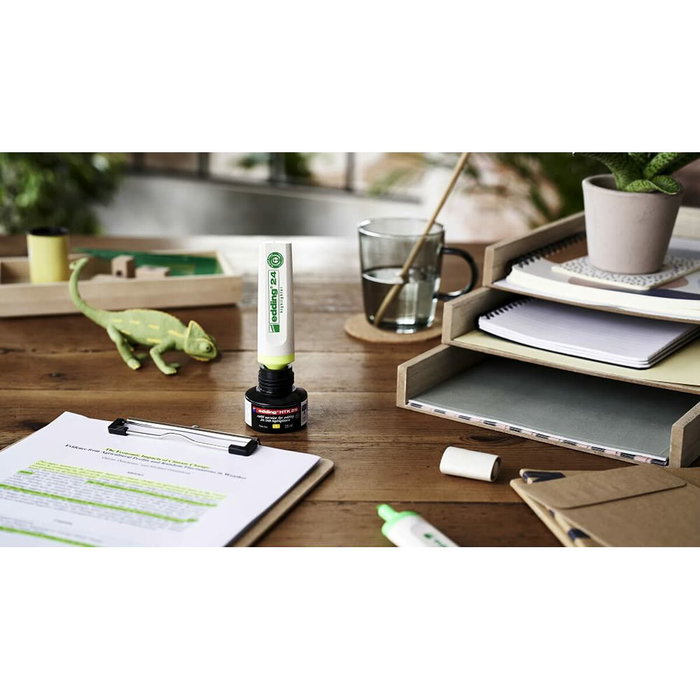 Edding Marcador Fluorescente EcoLine Verde Claro (Set de 10)