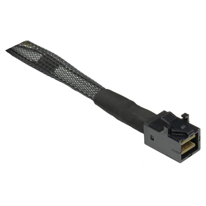 Inter-Tech Cable SFF 8643 - SFF 8639, Alimentación SATA, 0,75 m