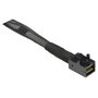Inter-Tech Cable SFF 8643 - SFF 8639, Alimentación SATA, 0,75 m