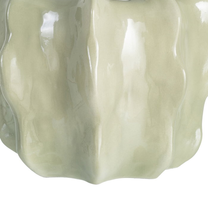 Macetero Turquesa Cerámica Decoración 30 X 30 X 29 cm Macetero Turquesa Cerámica Decoración 30 X 30 X 29 cm