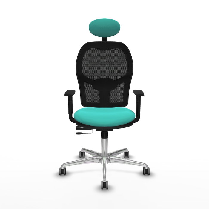 PIQUERAS Y CRESPO Silla de oficina Jorquera con mecanismo Sincro/Traslack Turquesa PIQUERAS Y CRESPO Silla de oficina Jorquera con mecanismo Sincro/Traslack Turquesa