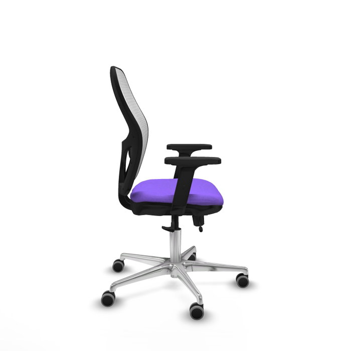 PIQUERAS Y CRESPO Silla de oficina Jorquera con mecanismo Sincro/Traslack, Lila y Blanco PIQUERAS Y CRESPO Silla de oficina Jorquera con mecanismo Sincro/Traslack, Lila y Blanco