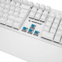 Rampage UMBRA KB-R86 Teclado Mecánico Gaming Blue Switch Blanco Layout Polaco