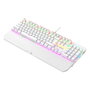 Rampage UMBRA KB-R86 Teclado Mecánico Gaming Blue Switch Blanco Layout Polaco