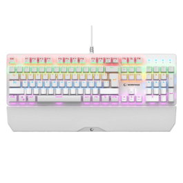 Rampage UMBRA KB-R86 Teclado Mecánico Gaming Blue Switch Blanco Layout Polaco