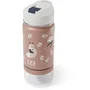 Monbento Twisty Fox Botella de agua y snack 2 en 1 con aislante térmico y pajita para niños