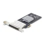 Startech Tarjeta de red PCIe 4 Puertos SFP 1Gb Ethernet Negro