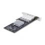 Startechcom P041 Tarjeta de Red PCIe x1 Gigabit Ethernet 2 Puertos SFP Profesional