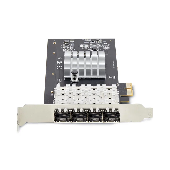 Startechcom P041 Tarjeta de Red PCIe x1 Gigabit Ethernet 2 Puertos SFP Profesional