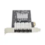 Startechcom P041 Tarjeta de Red PCIe x1 Gigabit Ethernet 2 Puertos SFP Profesional