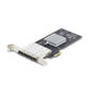 Startech Tarjeta de red PCIe 4 Puertos SFP 1Gb Ethernet Negro