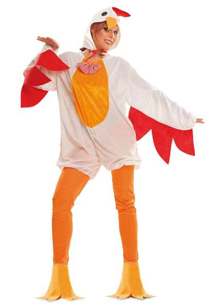 My Other Me Disfraz Adulto Gallina Talla M-L