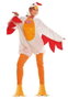 My Other Me Disfraz Adulto Gallina Talla M-L