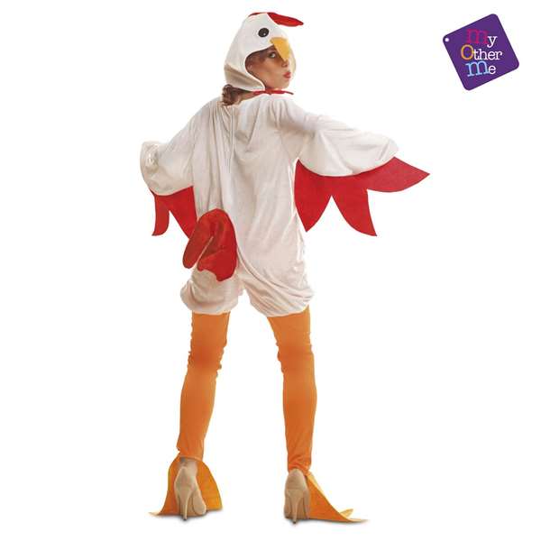 My Other Me Disfraz Adulto Gallina Talla M-L