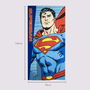 Toalla de Playa Superman Azul 70 x 140 cm