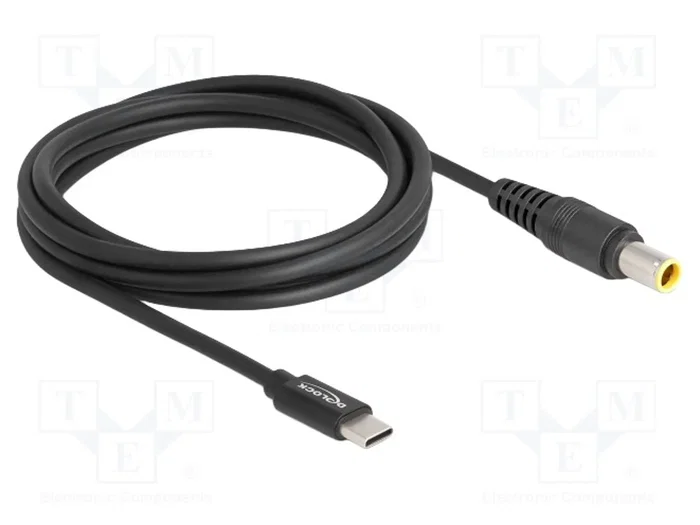 DeLOCK Cable de carga USB Type-C™ a IBM 7,9 x 5,5 mm, 1,5 m DeLOCK Cable de carga USB Type-C™ a IBM 7,9 x 5,5 mm, 1,5 m