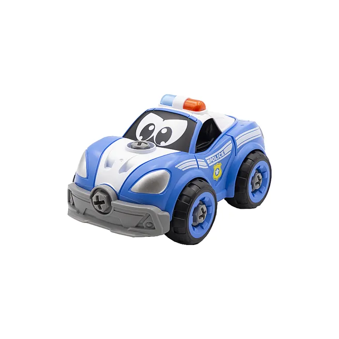 Silverlit Construye Mi Coche de Policía RC AAAOS97168, Coche Teledirigido con Tecnología Follow-me, a Partir de 2 Años Silverlit Construye Mi Coche de Policía RC AAAOS97168, Coche Teledirigido con Tecnología Follow-me, a Partir de 2 Años