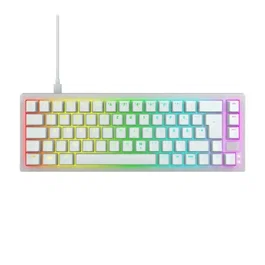 Cherry XTR1731630682427 Teclado Mecánico Compacto para Juegos, Formato 65%, Blanco