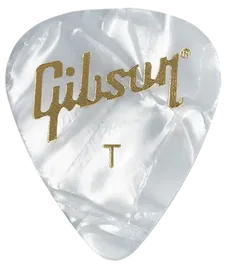 Gibson Thin Gibson Púas Blanco Perlado - Pack 12