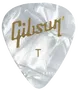 Gibson Thin Gibson Púas Blanco Perlado - Pack 12