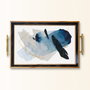 Aberto Design Bandeja de Vidrio 50 x 29 x 3.5 cm Decoración Hogar Servir Elegancia