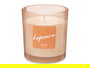 Acorde Vela Vaso 120g Jengibre, Aroma Naranja, Vidrio y Cera, Dimensiones 7x8x7 cm (Set de 12)