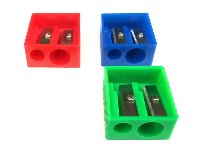 Liderpapel Sacapuntas de Plástico de 2 Usos en Colores Surtidos
