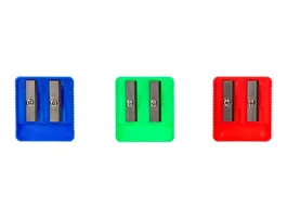 Liderpapel Sacapuntas Plástico 2 Usos Colores Surtidos