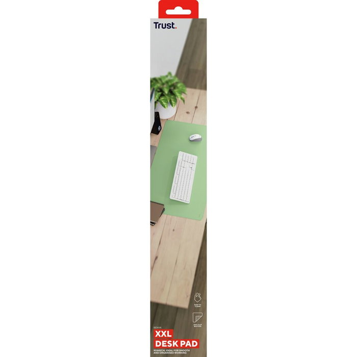 Trust Alfombrilla de Escritorio Benya XXL Verde