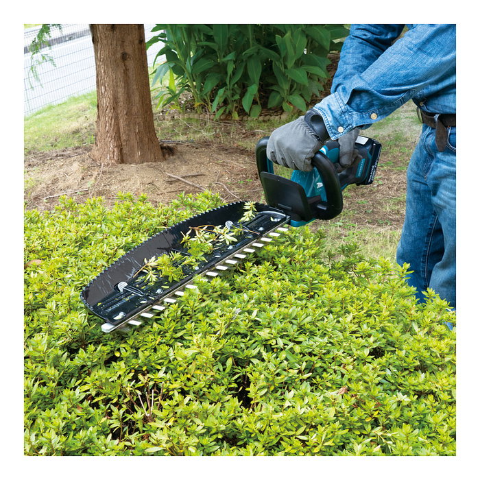Makita DUH506RF Podadora de setos a batería 18V, hoja doble de 50 cm, espesor de corte 2 cm, 4000 spm, color negro y verde Makita DUH506RF Podadora de setos a batería 18V, hoja doble de 50 cm, espesor de corte 2 cm, 4000 spm, color negro y verde