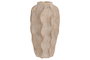 DKD Home Decor Jarrón de Gres Ondas Desgastado Beige