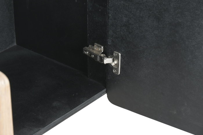 DKD Home Decor Mueble TV Sixties Marron 140 x 38 x 56 cm