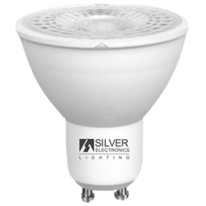 Silver Bombilla Led Eco Dicroica 8W GU10 3000K Luz Cálida 772lm 38° 20000h Clase A+ Silver Bombilla Led Eco Dicroica 8W GU10 3000K Luz Cálida 772lm 38° 20000h Clase A+