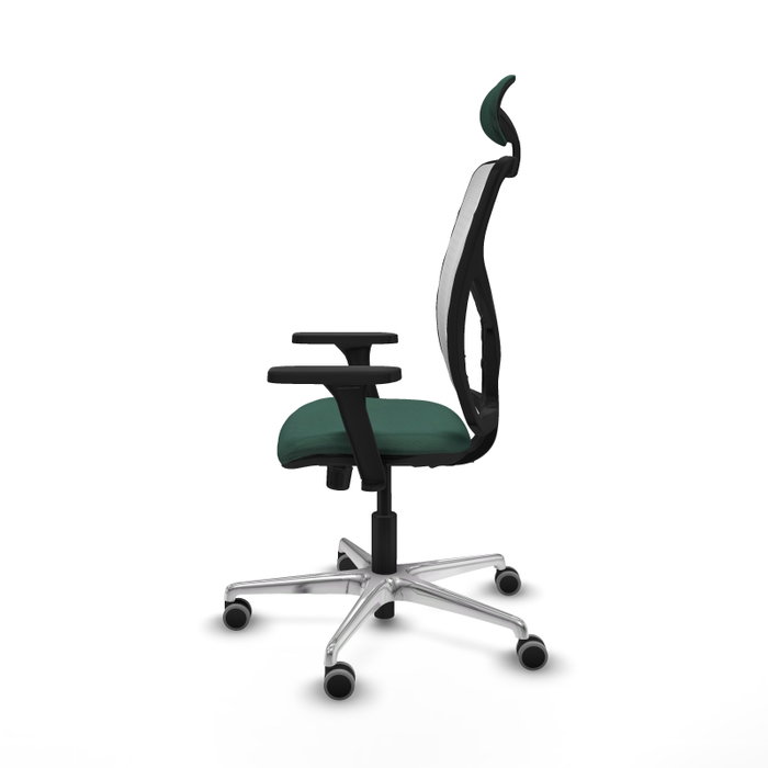 PIQUERAS Y CRESPO Silla de oficina Motilla con Mecanismo Sincro, Verde botella y Blanco PIQUERAS Y CRESPO Silla de oficina Motilla con Mecanismo Sincro, Verde botella y Blanco
