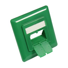 GoodConnections Zentralstück 50x50mm+Rahmen 80x80mm verde