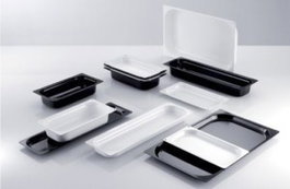 Blanco Cubeta GN 1/3-020, Acero Inoxidable, Blanco