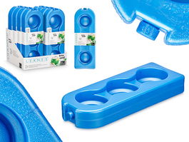 LEKNES Enfriador 3 Latas Azul 28.5 x 4 x 10 cm Plástico (PE) (Set de 16)