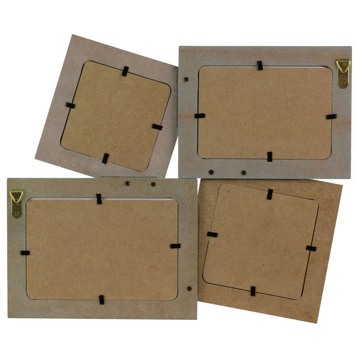 Home Deco Kids Marco 4 Fotos Turquesa Madera Decoración Infantil