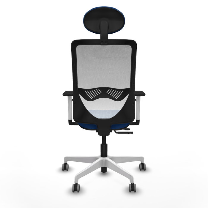 PIQUERAS Y CRESPO Silla de oficina Zulema Azul y Blanco