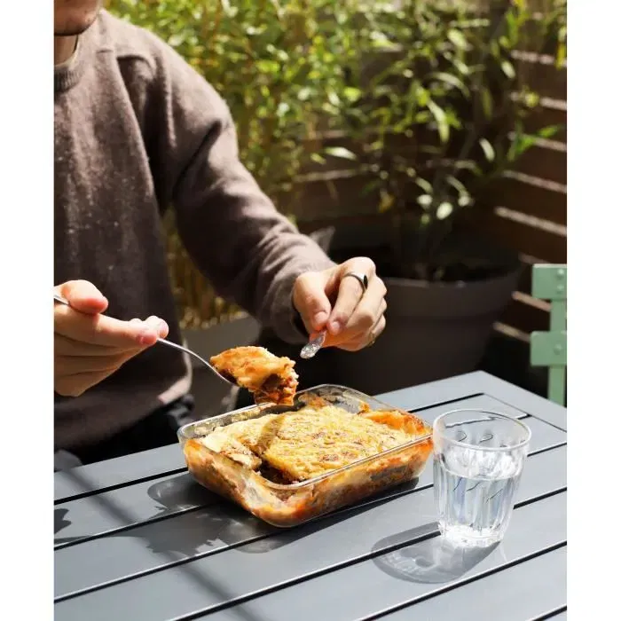 Pyrex Juego de 8 Recipientes para Guardar Alimentos Cook & Freeze Rectangular de Vidrio con Tapa Especial para Congelador Pyrex Juego de 8 Recipientes para Guardar Alimentos Cook & Freeze Rectangular de Vidrio con Tapa Especial para Congelador