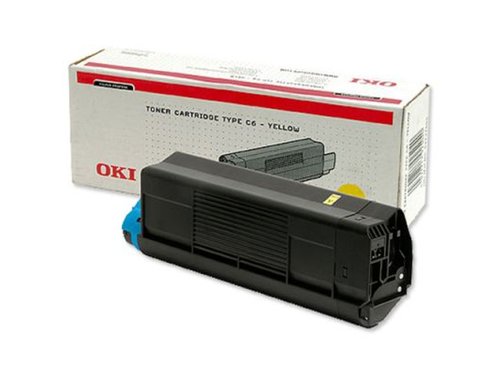 OKI Toner Amarillo C-3100 C6L