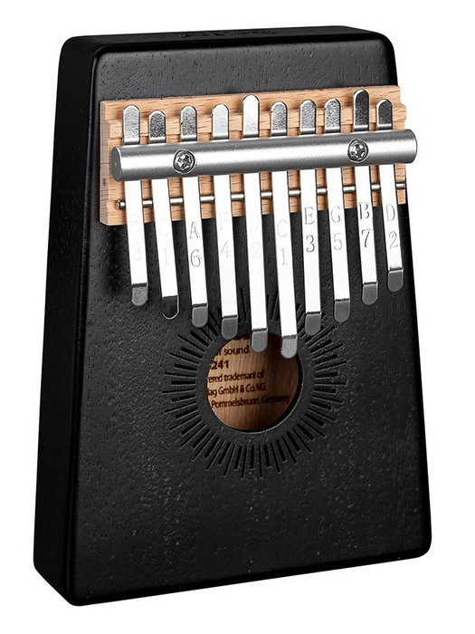 Sela Kalimba de Caoba 10 pulgadas Negra Sela Kalimba de Caoba 10 pulgadas Negra