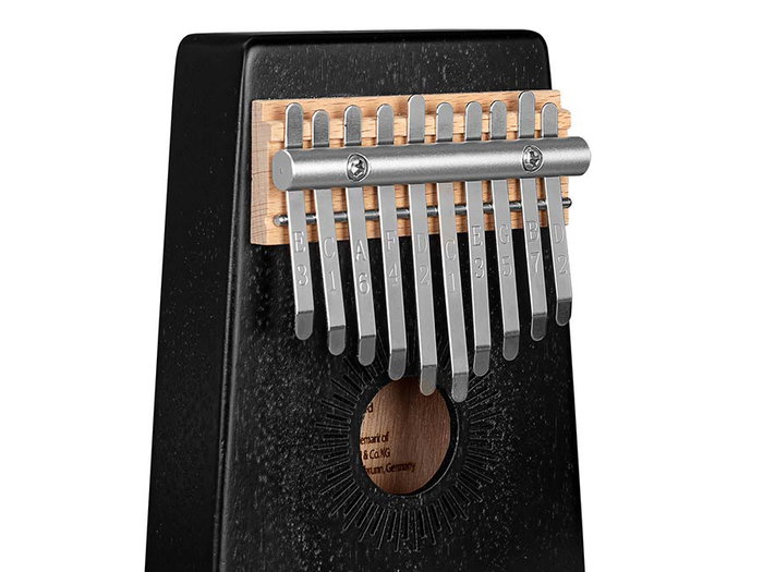 Sela Kalimba de Caoba 10 pulgadas Negra Sela Kalimba de Caoba 10 pulgadas Negra