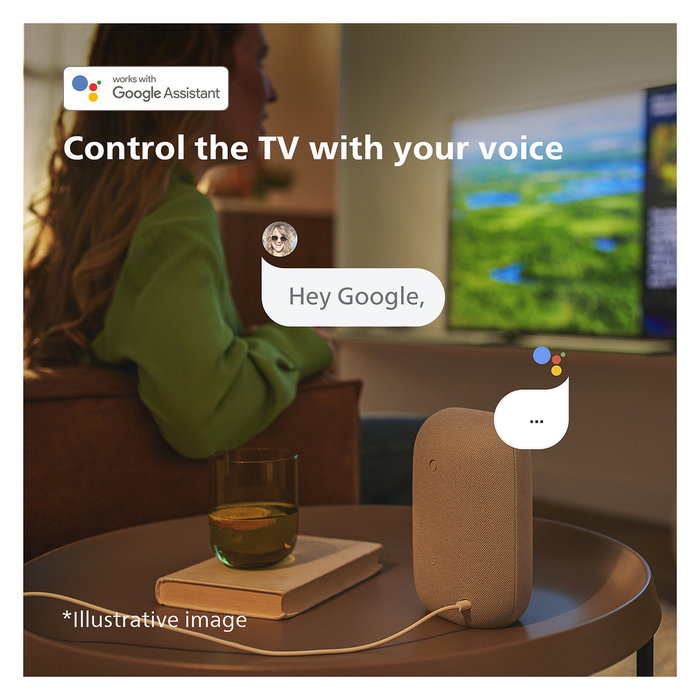Philips 50PUS8309/12 Smart TV 4K Ultra HD 50" 127 cm LED HDR10+ Ambilight Negro con Titan OS, Wi-Fi y Control por Voz
