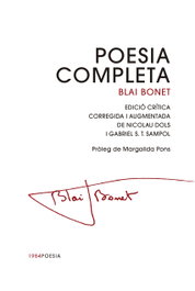 EDIC.1984, Poesía completa, Blai Bonet