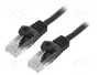 Gembird cable de red Cat6 U/UTP 0,25 m Negro