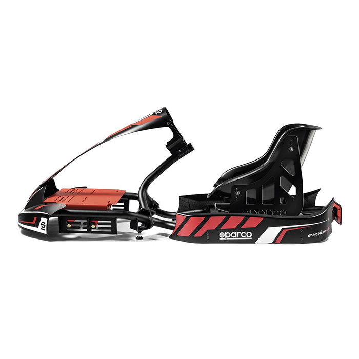 Sparco Sim-Kart Cockpit Frame + Kart Pro Brackets + Kart Seat SG03900 - Accesorio para Simulación de Carreras