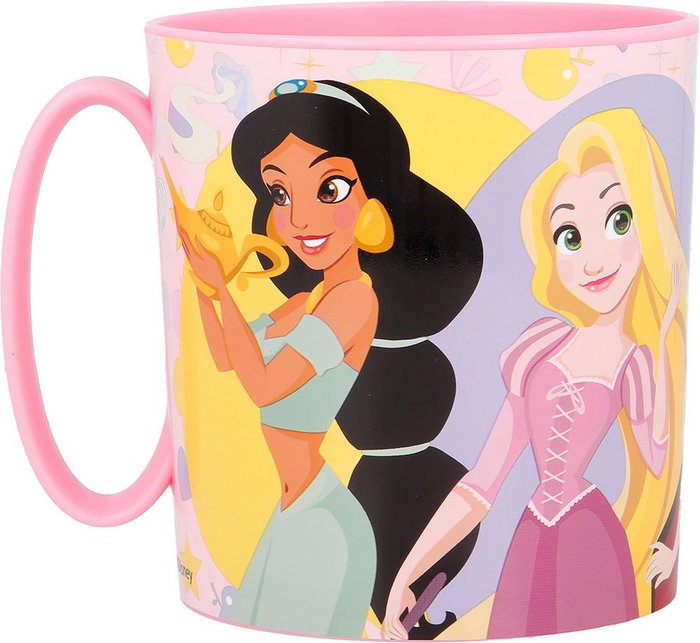 Disney Taza Micro CZ11392 Principesse 350 mL para Niños Libre de BPA Apto Microondas